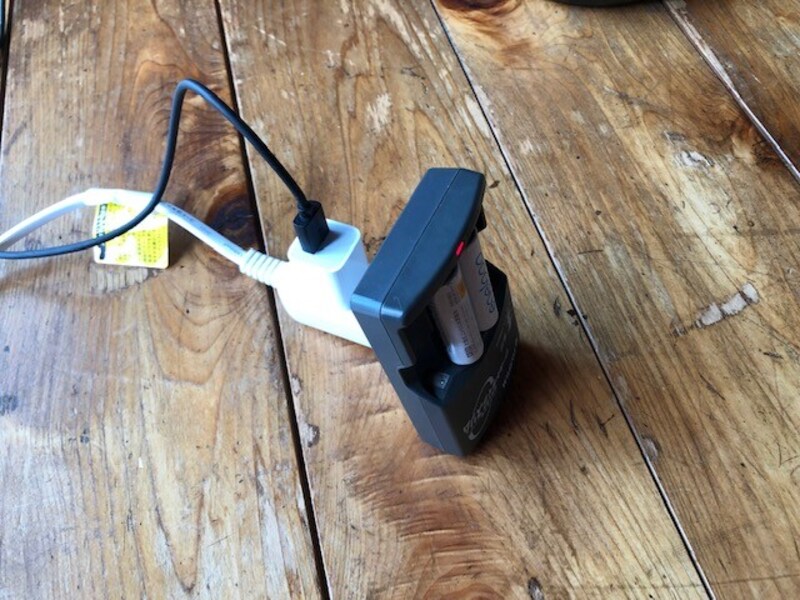 エネループも充電