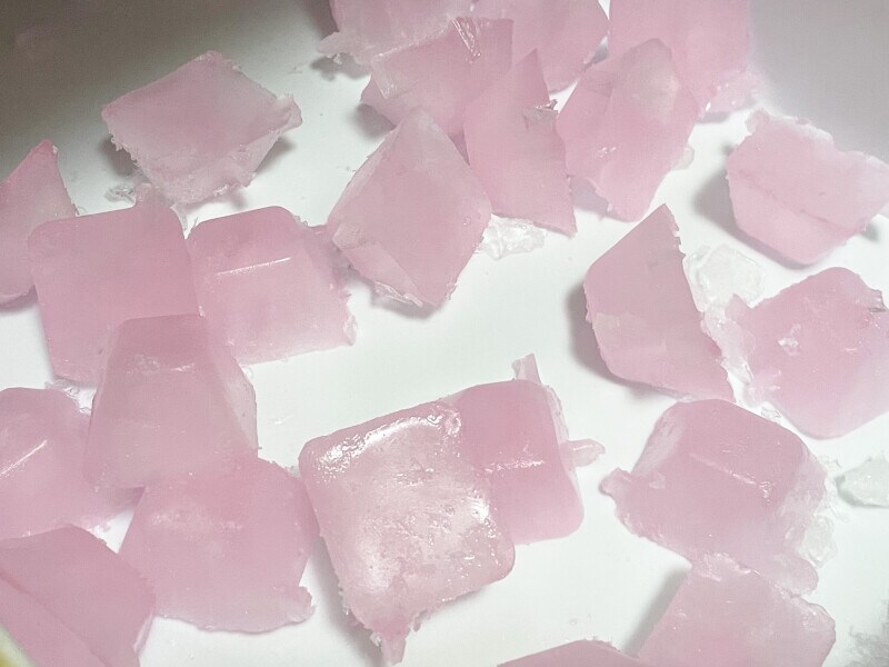 クエン酸と食紅を使った製氷機の掃除