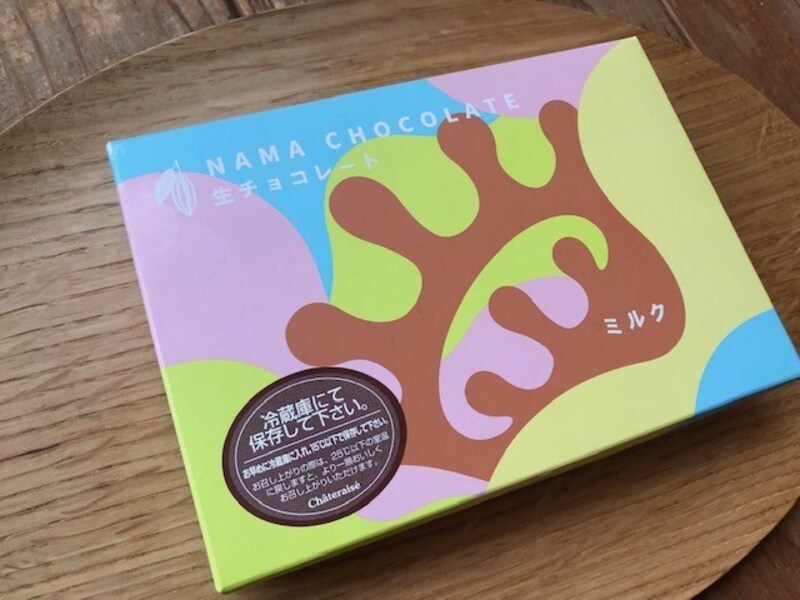 シャトレーゼの生チョコレート　ミルク