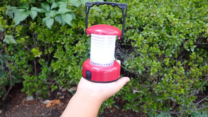 ダイソーのLEDランタン「ランタンクリスタル」（110円）