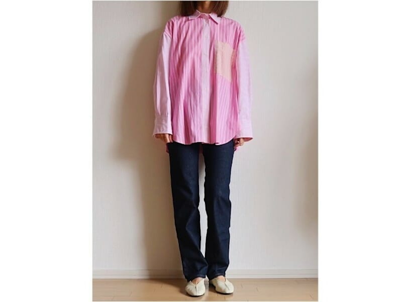 ZARA  ストライプポプリンシャツ  4990円（税込）