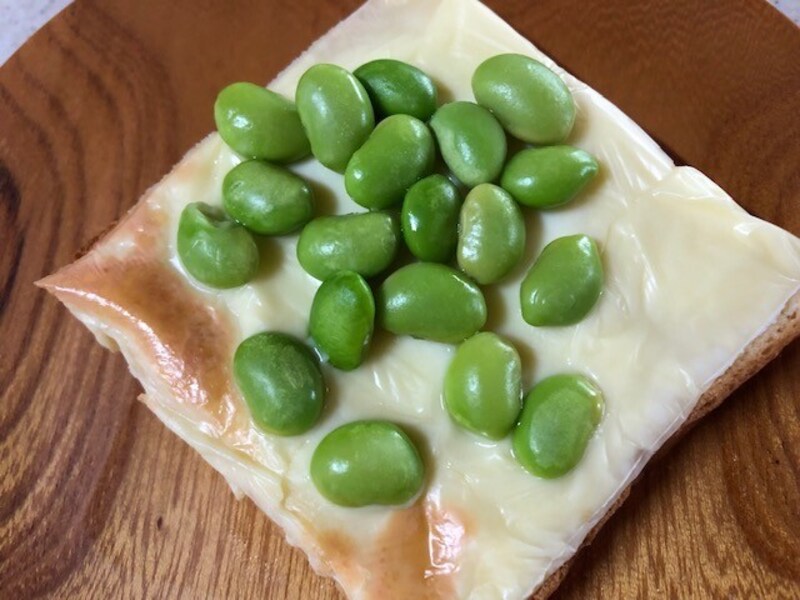 枝豆トースト