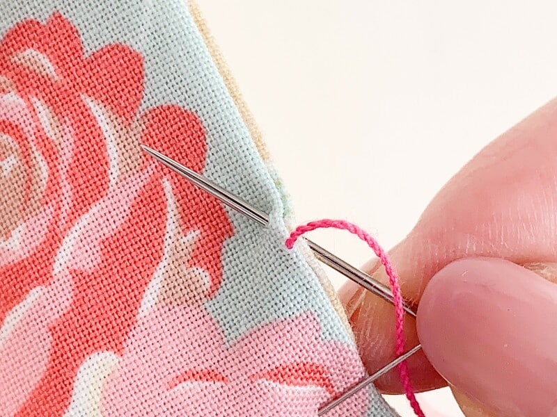 かがり縫い　巻きかがり