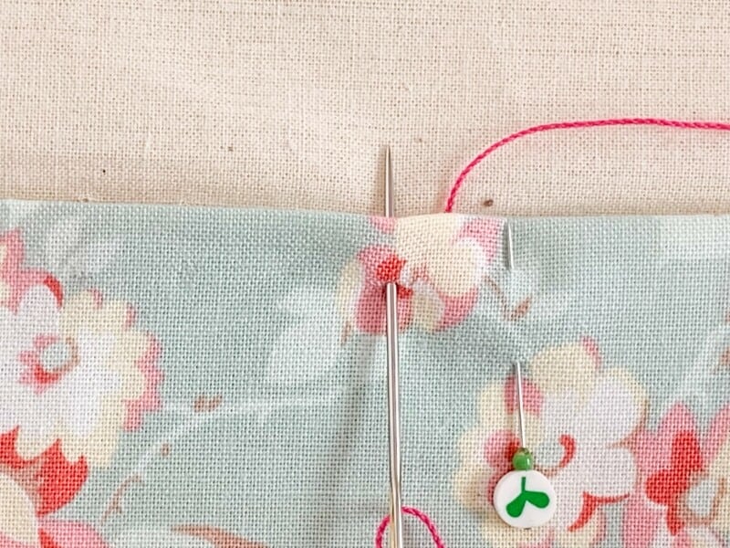 かがり縫い　巻きかがり