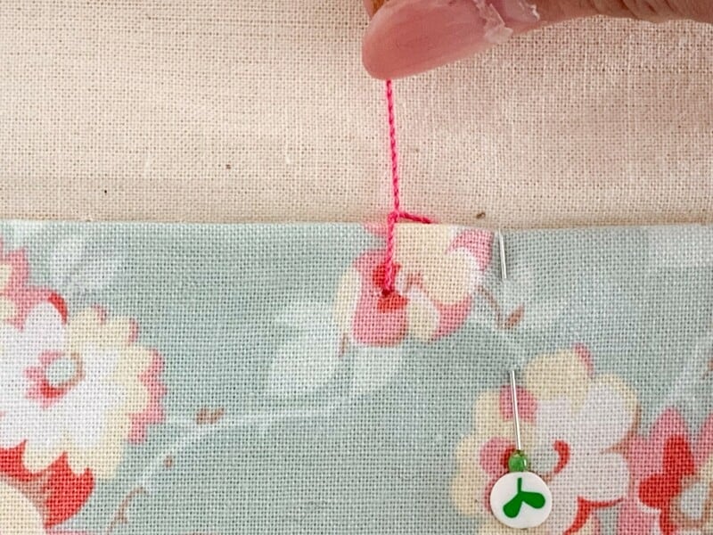 かがり縫い　巻きかがり