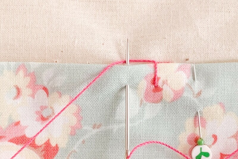 かがり縫い　巻きかがり