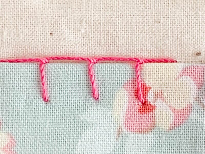 かがり縫い　巻きかがり