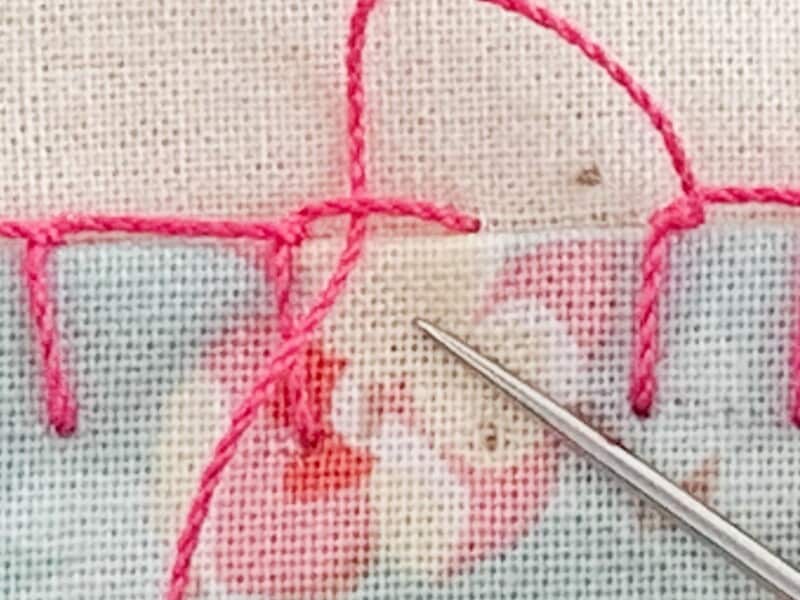 かがり縫い　巻きかがり