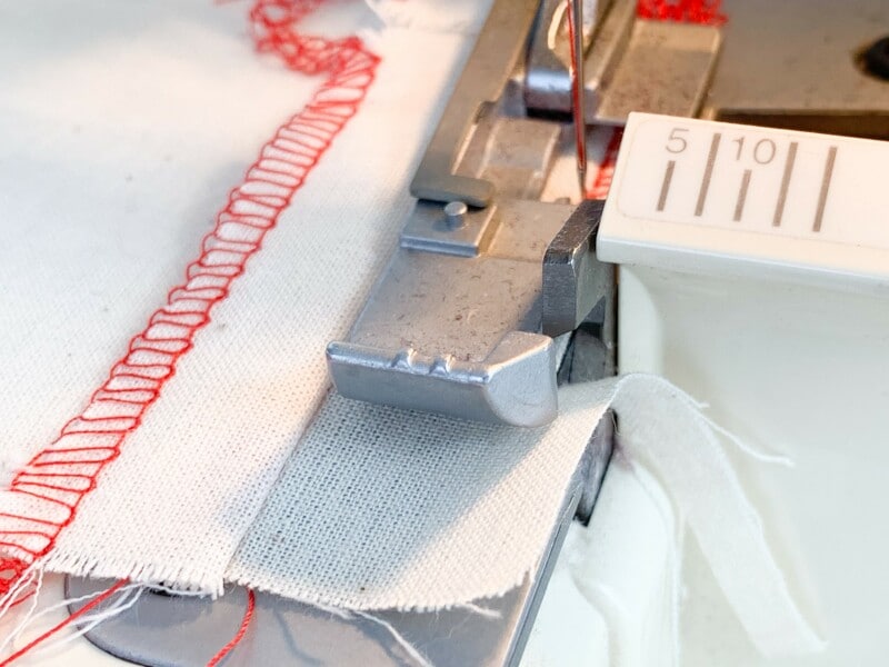 かがり縫い　巻きかがり