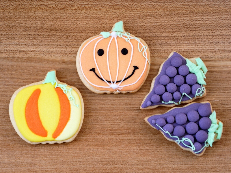 季節ごとに絵柄が変わる「アイシングクッキー(各300円税込)」