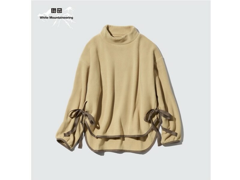 ユニクロ　フリースオーバーサイズモックネックプルオーバー　2990円（税込）