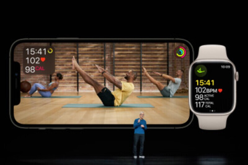 日本では未提供のサービス「Apple Fitness+」にも対応。提供開始が待ち遠しいです