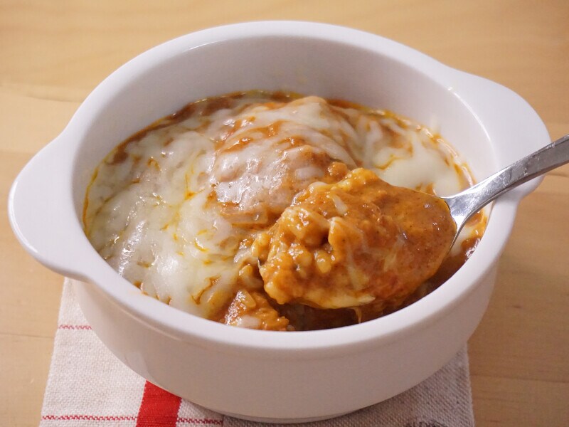 成城石井のバターチキンカレーはカレードリア風のアレンジもおすすめ