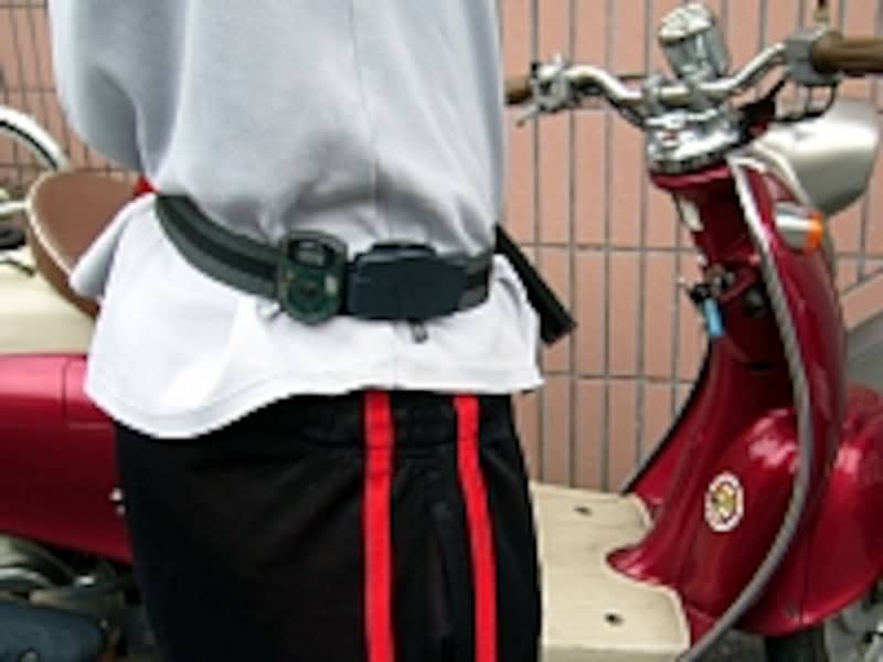 ミニバイクと歩数計