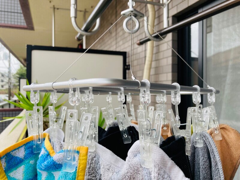 ワイヤーは細いけれど頑丈なつくり