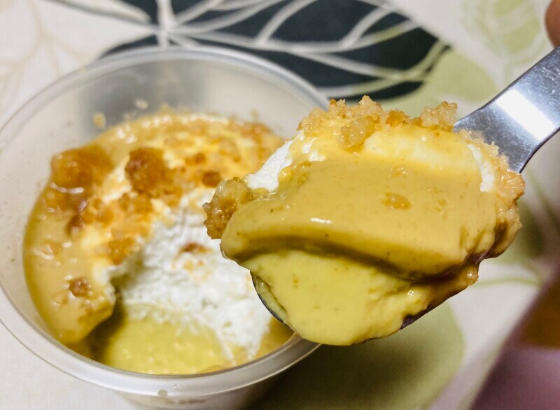 プリンとカスタードクリームとの相性抜群！