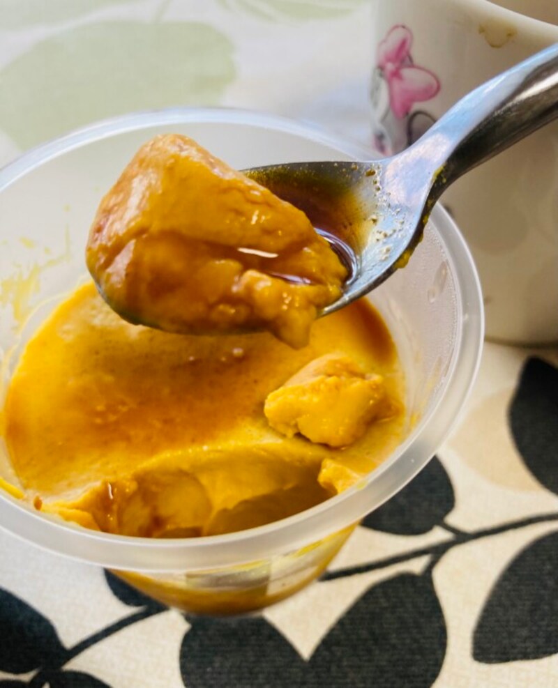 カラメルソースが濃厚でクリーミー