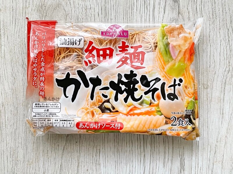 トップバリュおすすめかた焼きそば