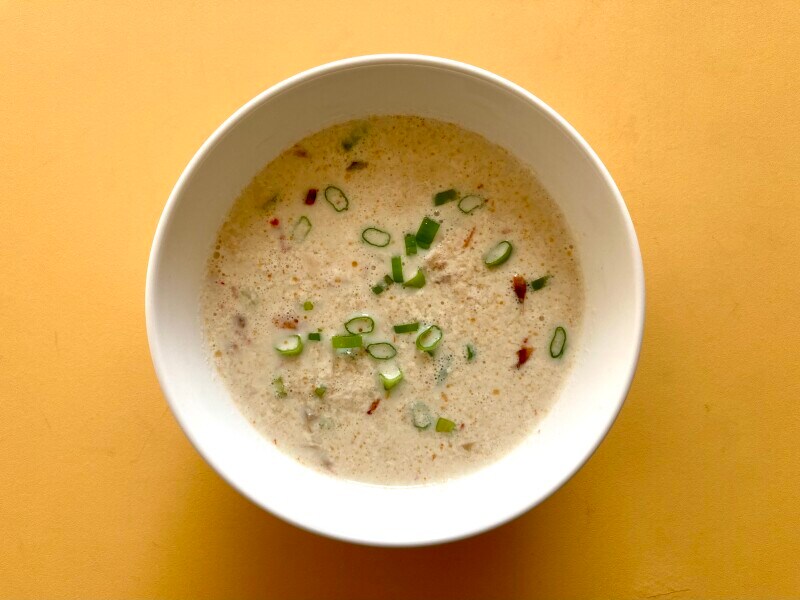鹹豆漿のレシピ