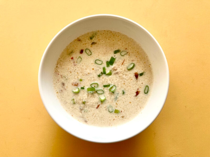 鹹豆漿のレシピ