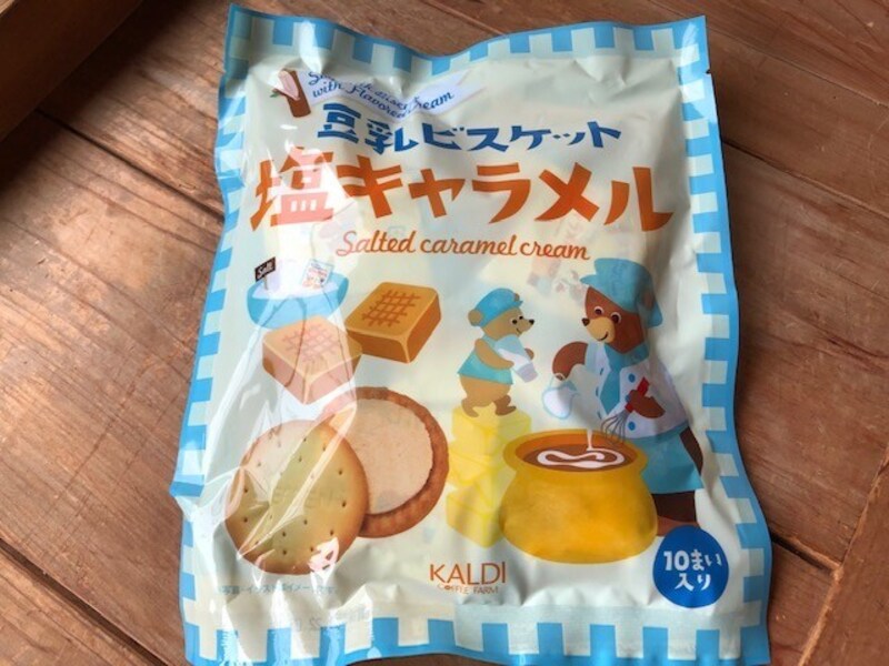 豆乳ビスケット 塩キャラメル