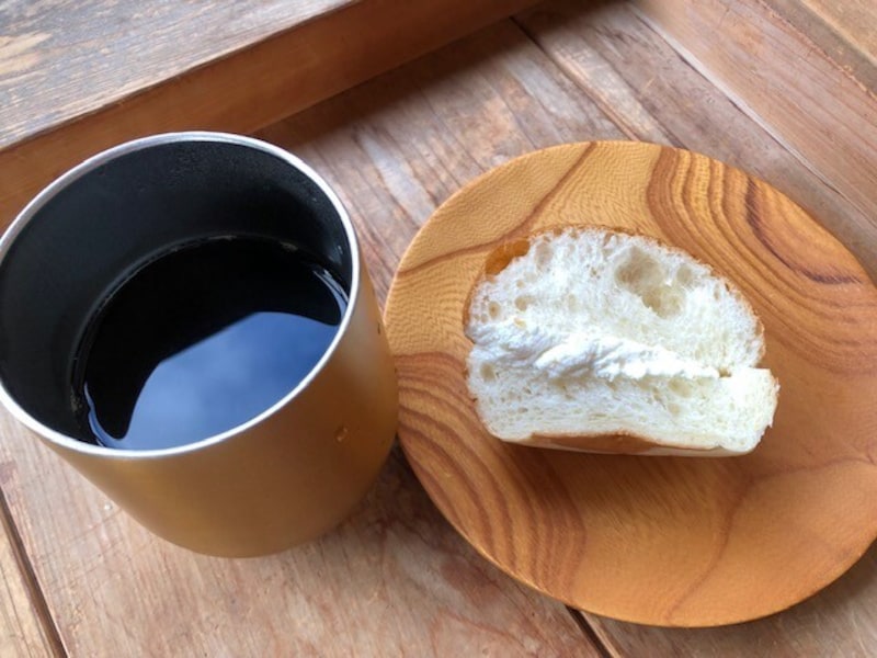 ブラックコーヒーと一緒に