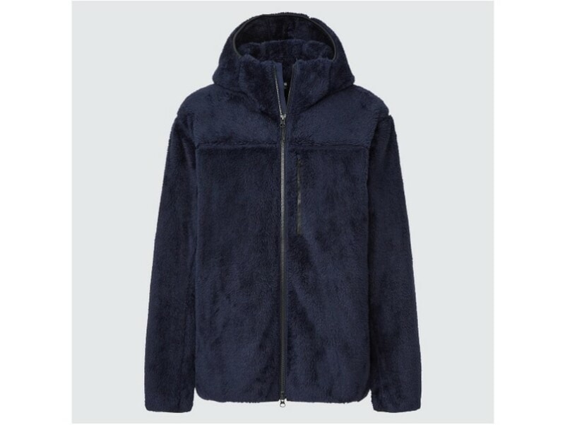 ユニクロ 防風アウターファーリーフリースフルジップパーカ 3990円(税込)