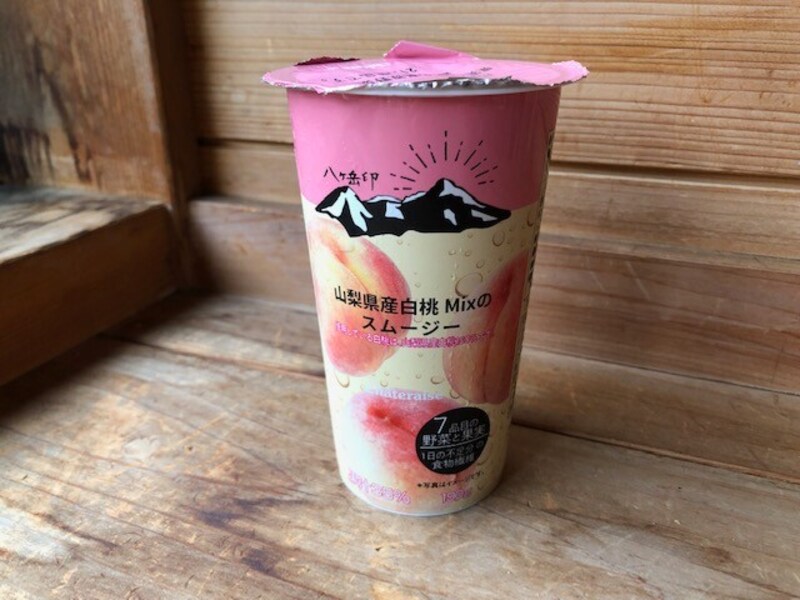 「山梨県産白桃Mixのスムージー」