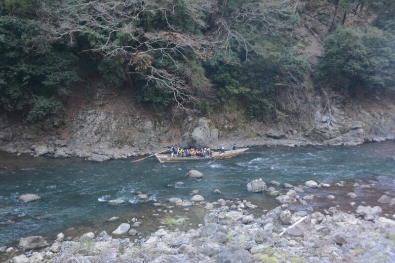 保津川下りの舟