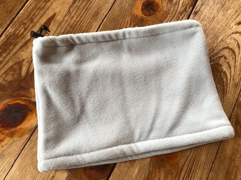 「リバーシブルネックウォーマー」