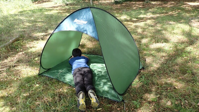 ダイソーのテント