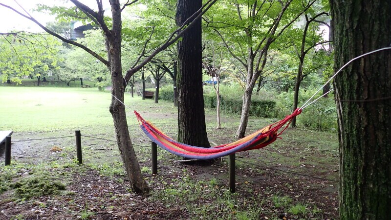 ダイソーのハンモック