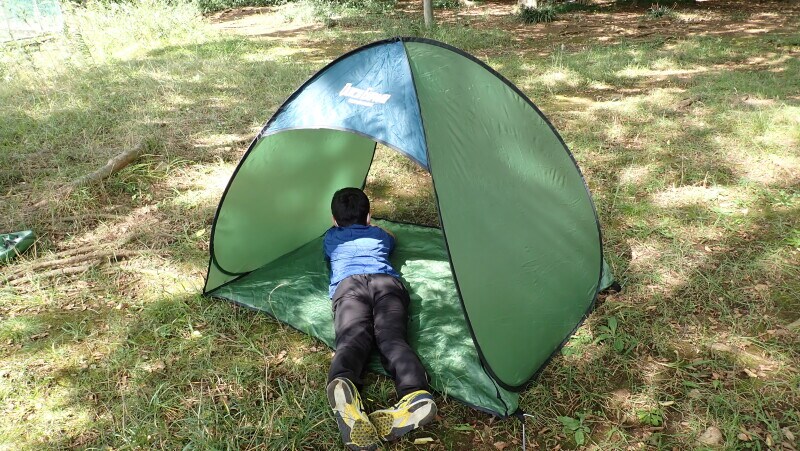 ダイソーのテント