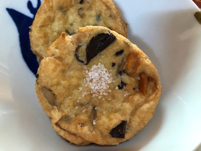 油ぬきをしたがんもにかけるだけ