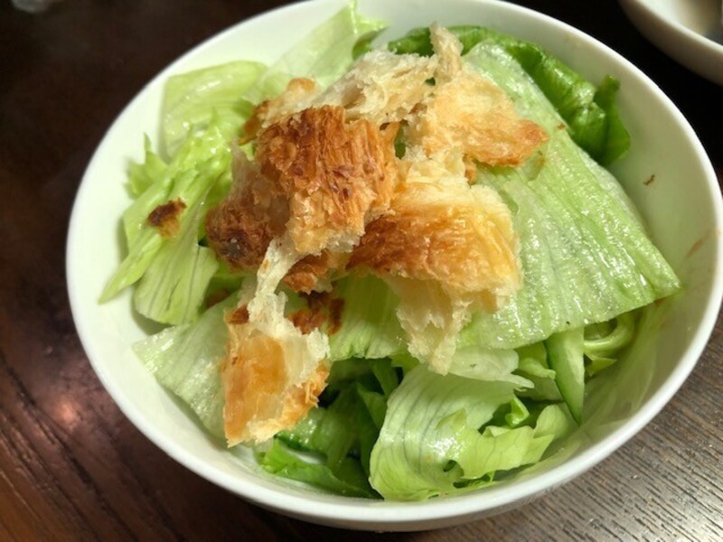 サラダのトッピングに