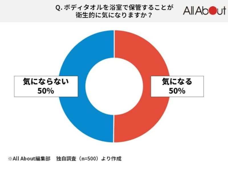 ボディタオルについて衛生的に気になったことはありますか？