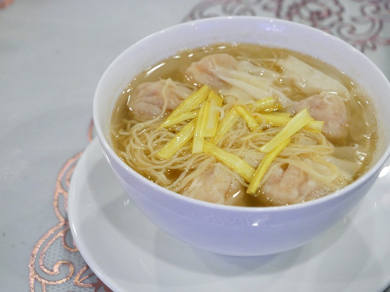 香港風エビワンタン麺(税込1080円)(2021年5月10日撮影)