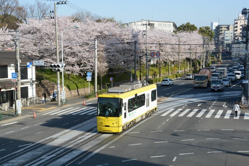 路面を走る都電