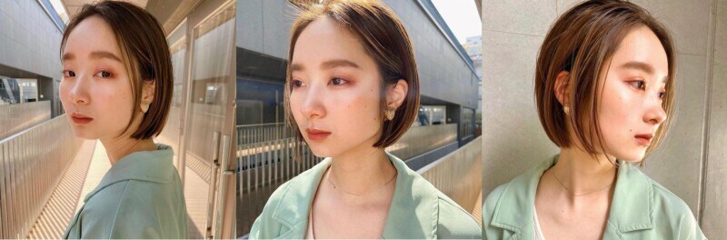 おすすめ4：楽チンスタイリングのミニマルボブ