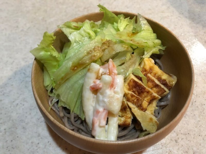 サラダ蕎麦のたれに
