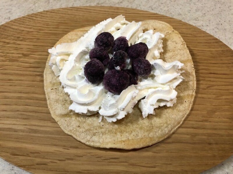 ホイップやフルーツトッピング