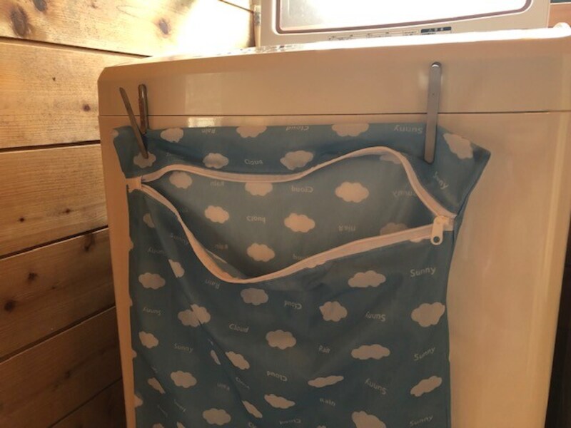 使った布マスク入れ