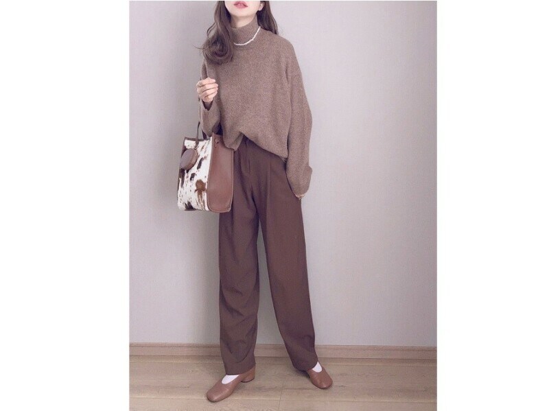 高見えする大人向けのゆったりニットとしてメディア掲載も 出典:WEAR