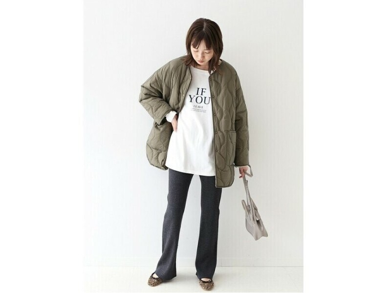 薄手のキルティング風アウターは今年らしさ抜群 出典:WEAR