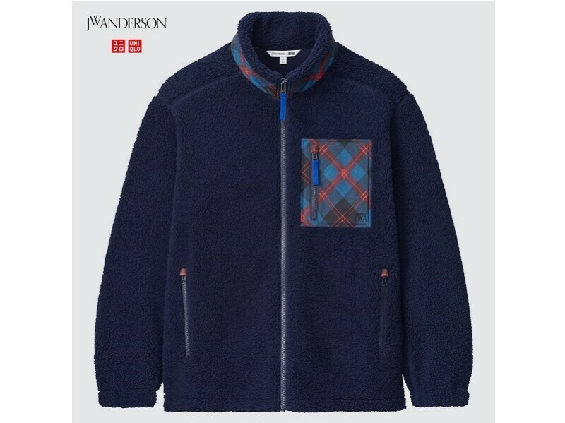 ユニクロ　ボアフリースフルジップブルゾン　4990円（税込）