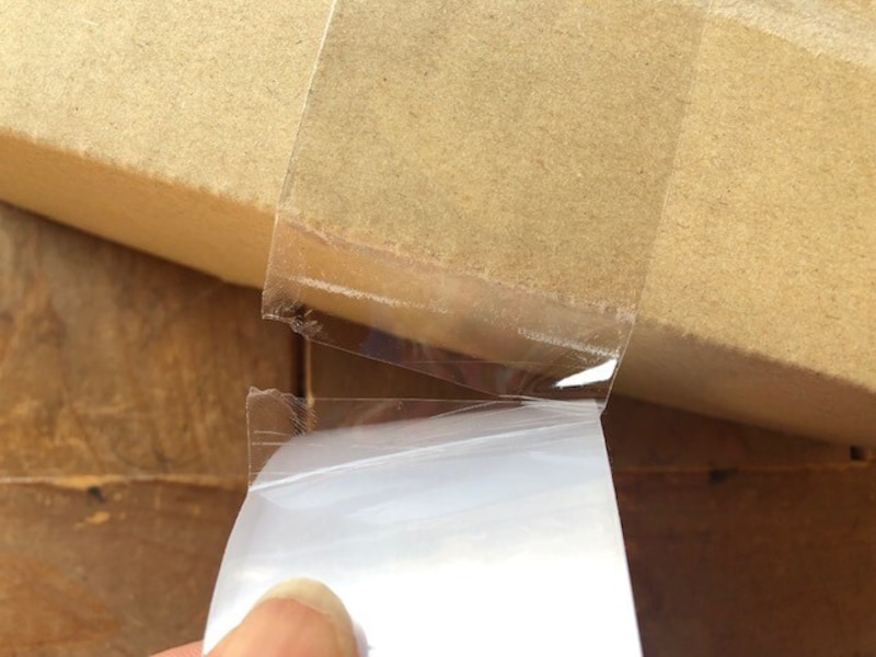 切り込みを入れるとすぐに切れる