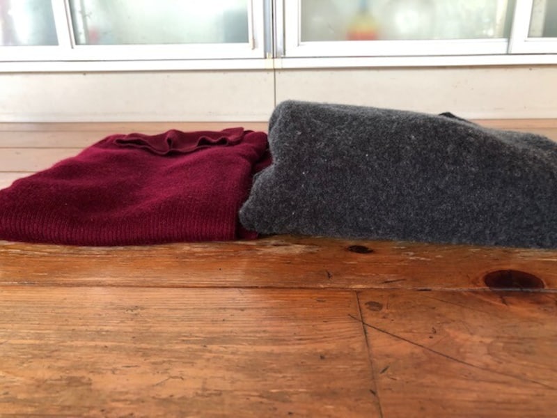 厚みに大きな違いがある