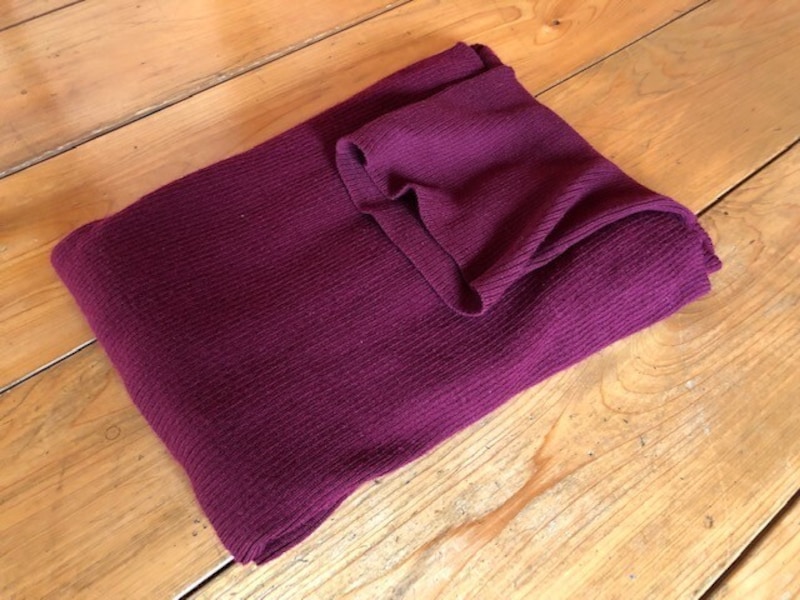 厚みが出ないように重なる部分に注意する