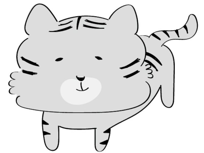 年賀状,イラスト,トラ,寅,虎,2022,無料,フリー,白黒