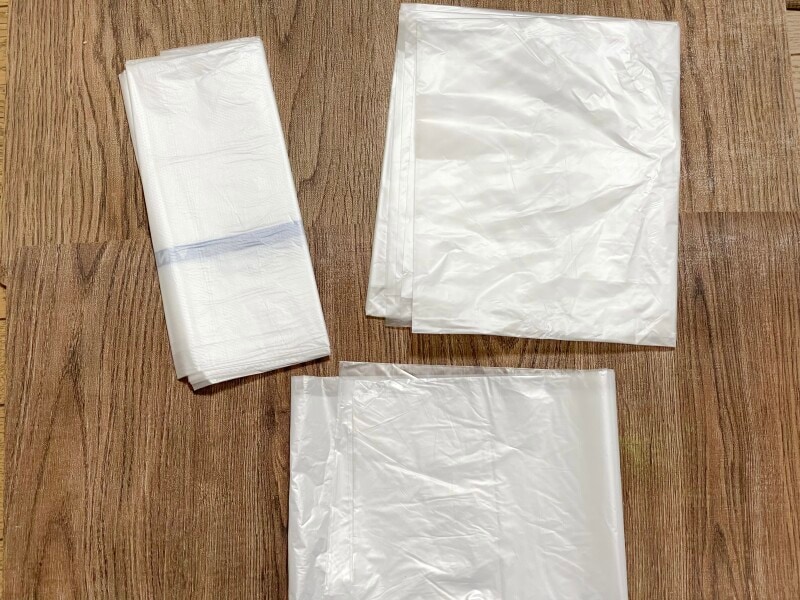 マツモトキヨシ、イオン、ダイソーのゴミ袋比較